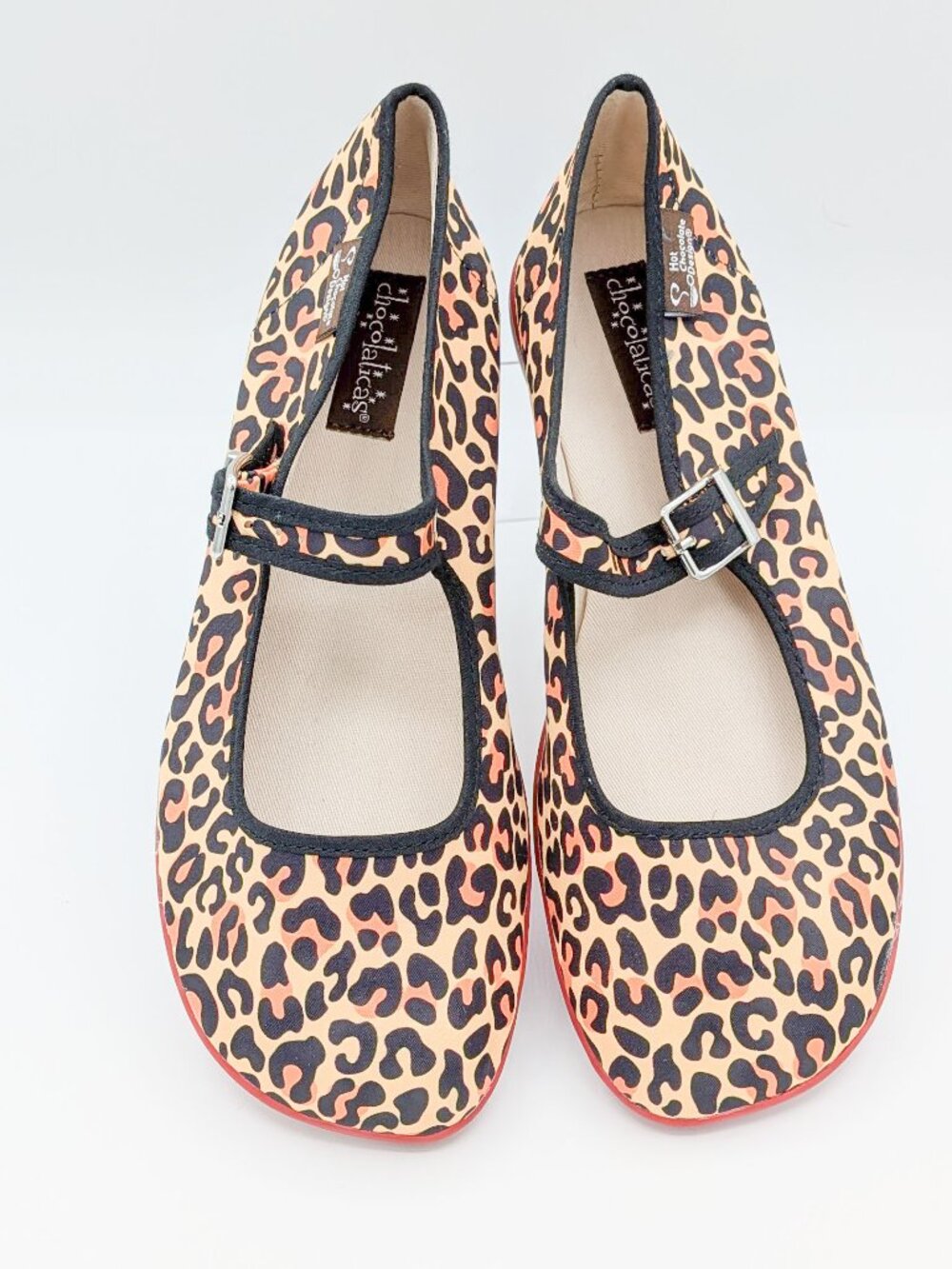 Hot Chocolate Design Chocolaticas Leopard print Mary Jane shoes NIB - size 8